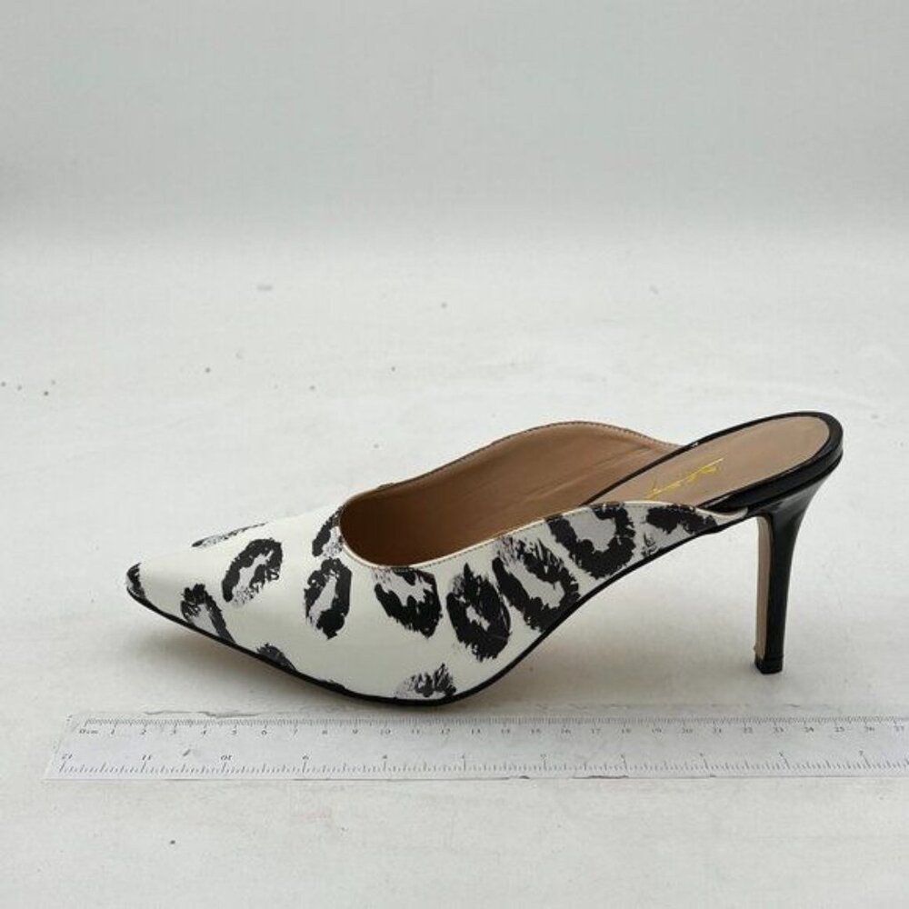 XYD Women High Heels Mules Pointed Toe Slip On Slide Sandals Fashion Dress